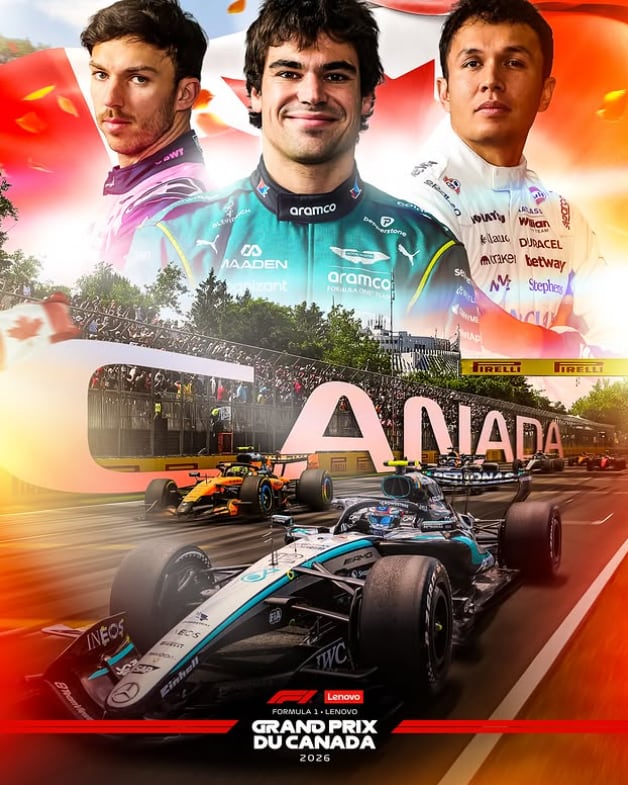 Three weeks after the Miami F1 GP, the Grand Circus returns to action with the Canadian GP at the Gilles Villeneuve circuit (Instagram de la Fórmula 1)