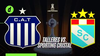 Talleres vs. Sporting Cristal: apuestas, horarios y canales TV para ver la Copa Libertadores
