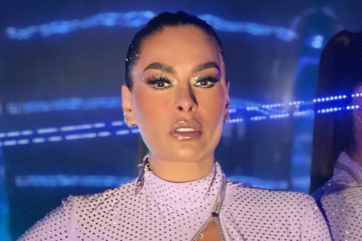 Galilea Montijo en el foro de "¿Quién es la máscara?" (Foto: Galilea Montijo / Instagram)