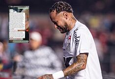 ¡Respaldo único! El emotivo mensaje del hijo de Neymar tras la goleada que recibió Santos