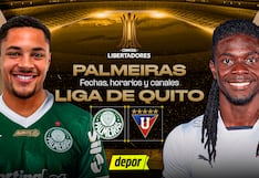 Liga de Quito vs. Palmeiras por Copa Libertadores: fecha, horario y canal de TV confirmado