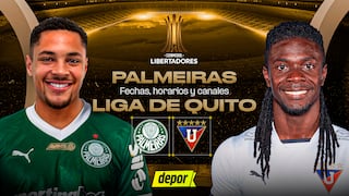 Liga de Quito vs. Palmeiras por Copa Libertadores: fecha, horario y canal de TV confirmado