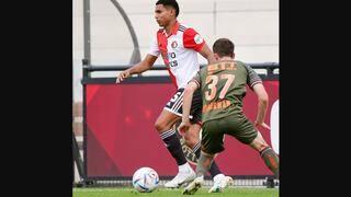 Calienta motores: Marcos López jugó en amistoso de Feyenoord ante Willem II