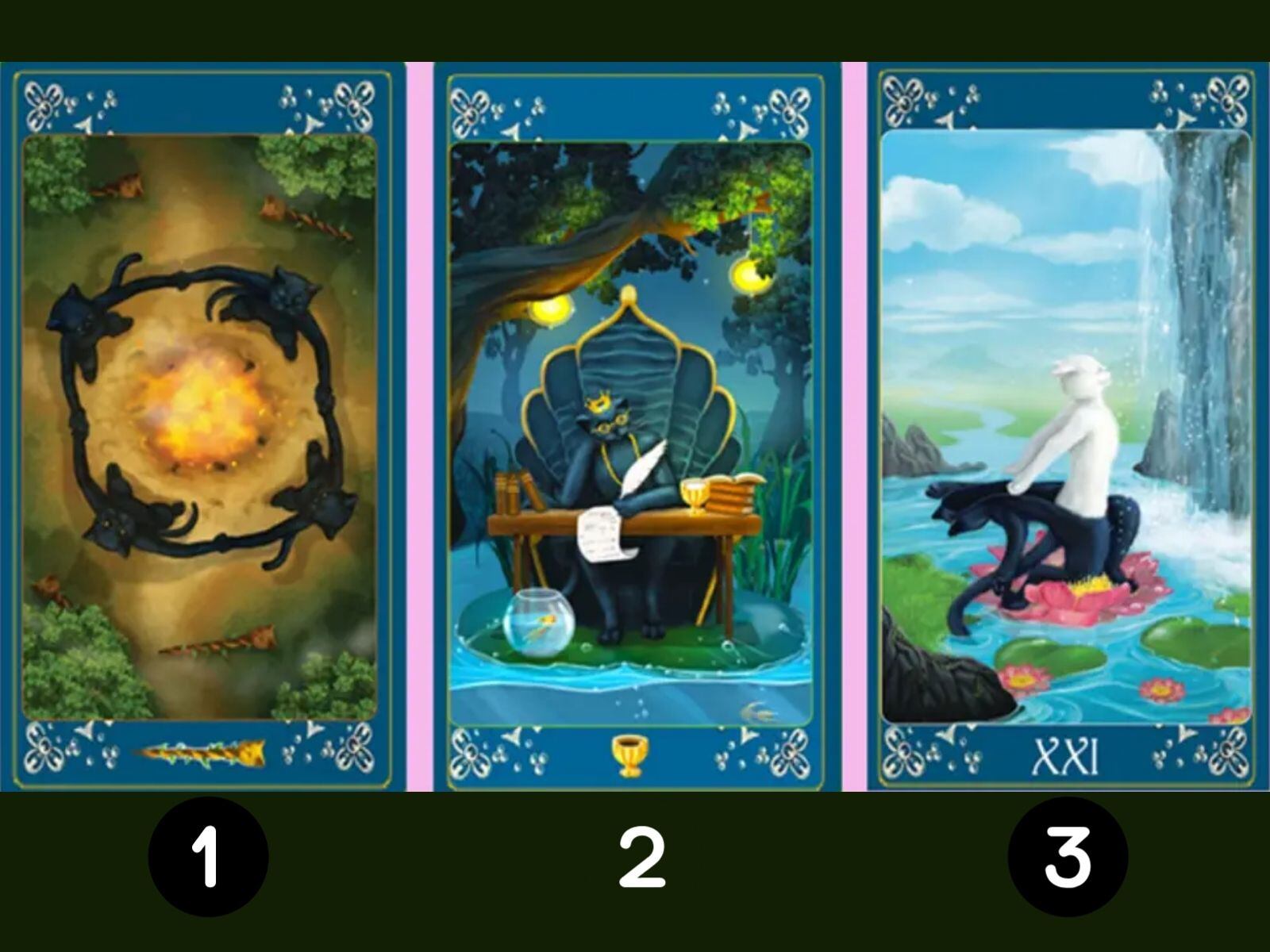 TEST VISUAL | Son tres cartas que tendrás a disposición para escoger. (Foto: Namastest)