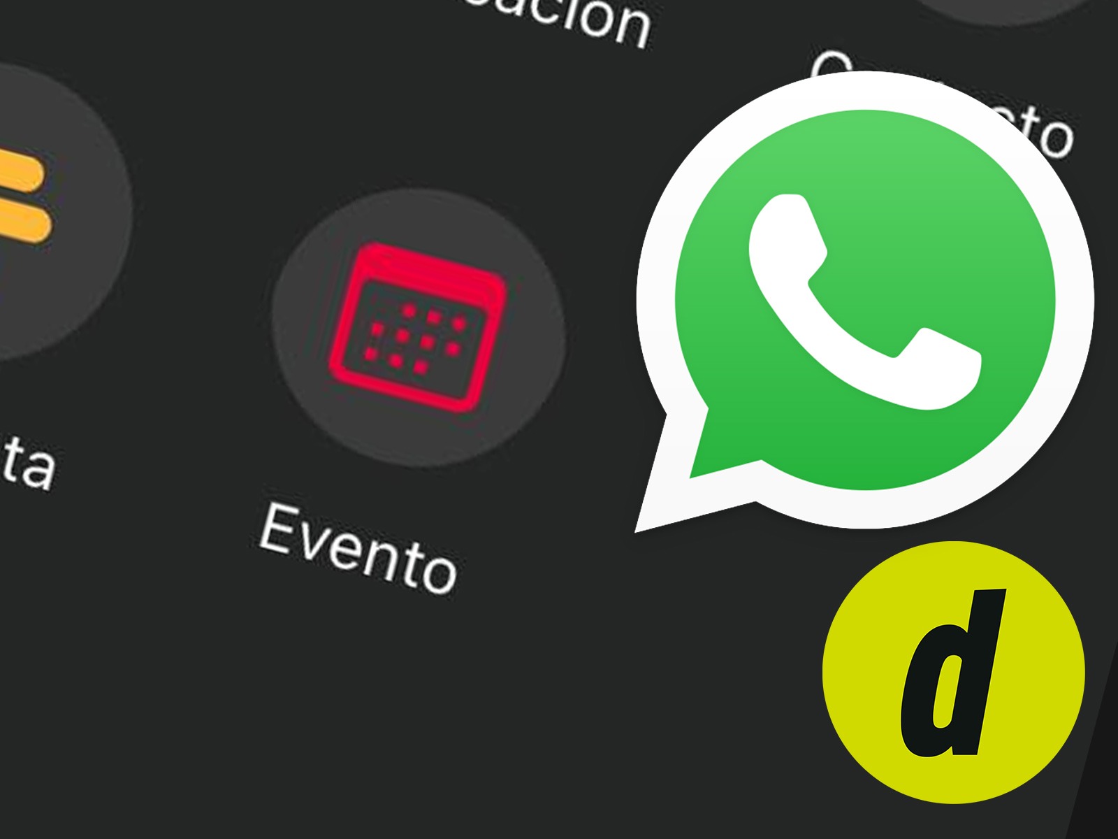 Así es como se muestra el extraño calendario rojo de WhatsApp. (Foto: Depor - Rommel Yupanqui)