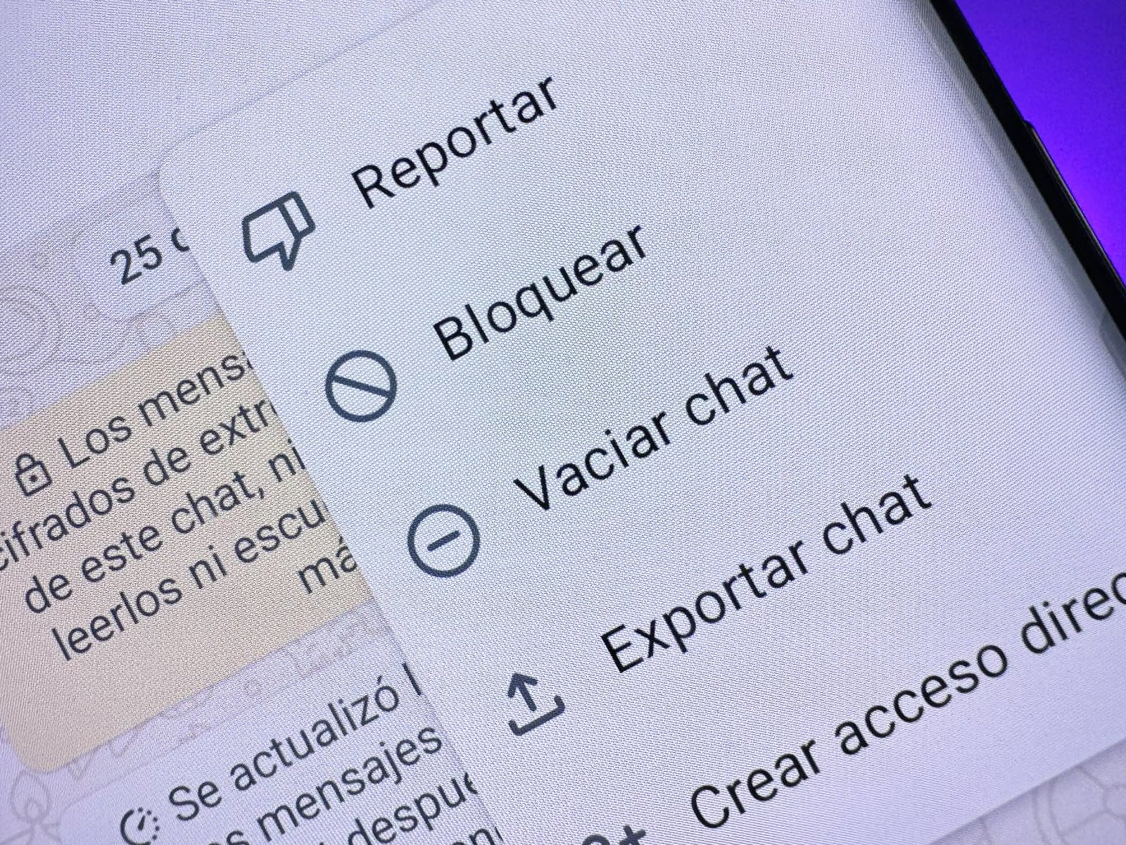 WHATSAPP | Lo mejor que harás será reportar el chat de esa persona. (Foto: Depor - Rommel Yupanqui)