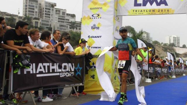 Tri Lima 2016: mexicano se impuso en la competencia de triatlón