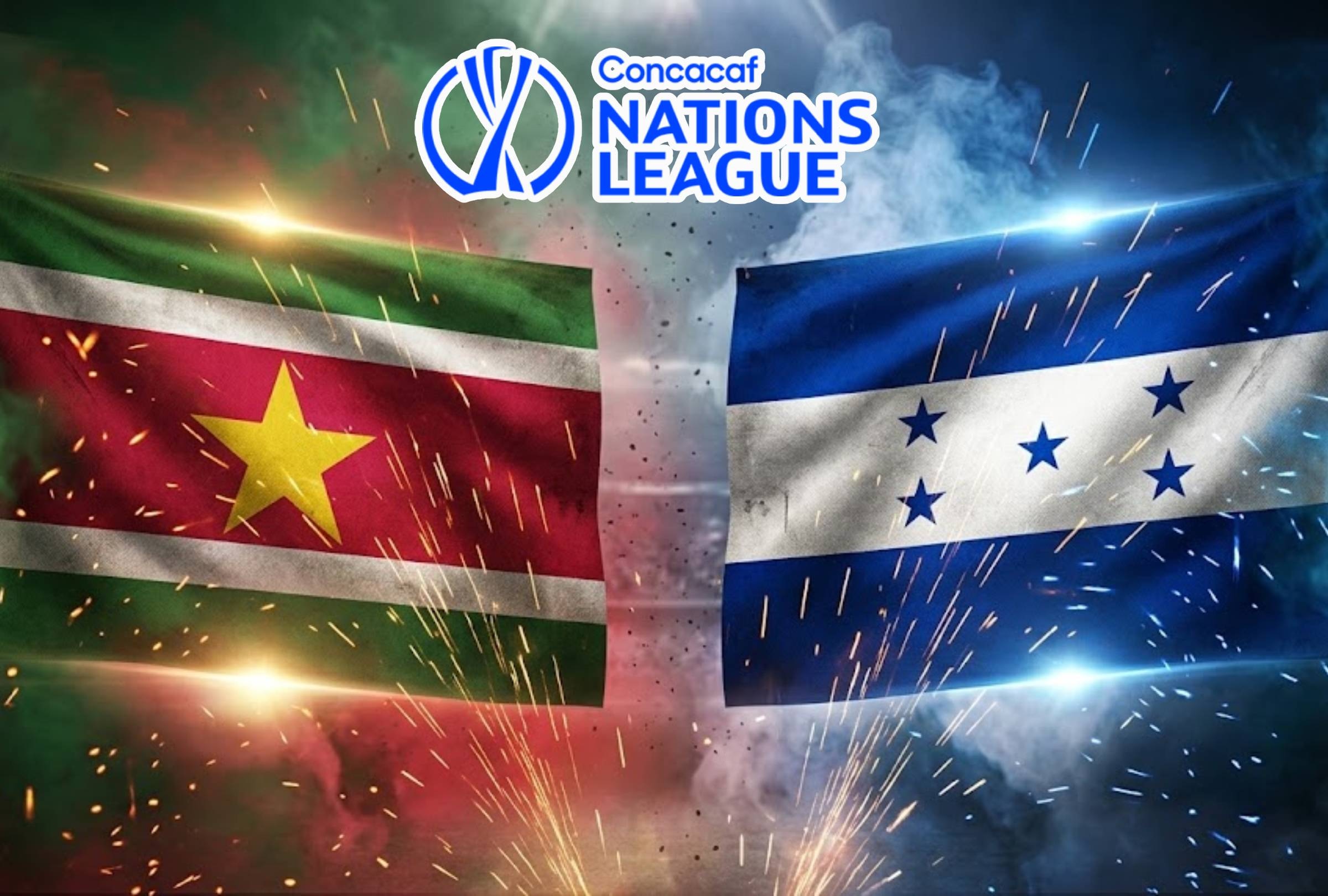 TEGUCIGALPA, FRANCISCO MORAZÁN (HONDURAS), 25-09-2026.- Canal para ver EN VIVO el partido entre Honduras vs. Surinam por la Concacaf Nations League que se realizará en el Estadio Nacional Chelato Uclés. FOTO: Imagen creada por la IA de Gemini.