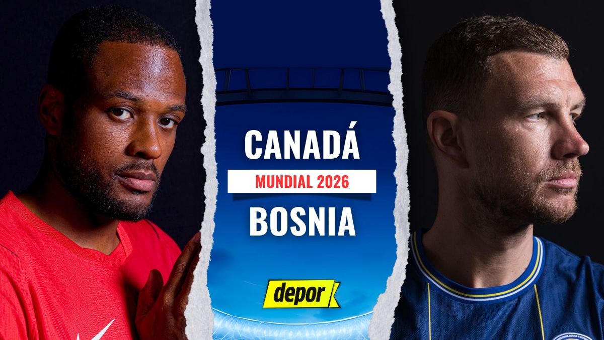 Canadá vs. Bosnia se enfrentan por la fecha 1 de la fase de grupos del Mundial 2026. (Diseño: Depor)