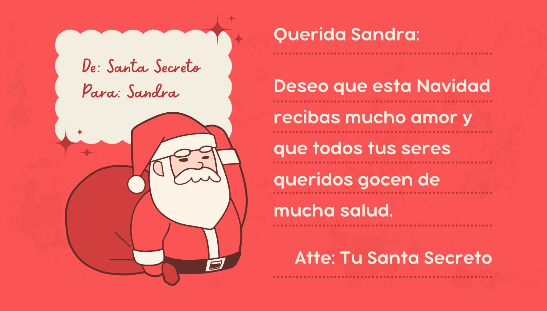 “Mis mejores deseos. ¡Que la Navidad traiga armonía, paz y serenidad a sus hogares!”. (Foto: Canva.com)