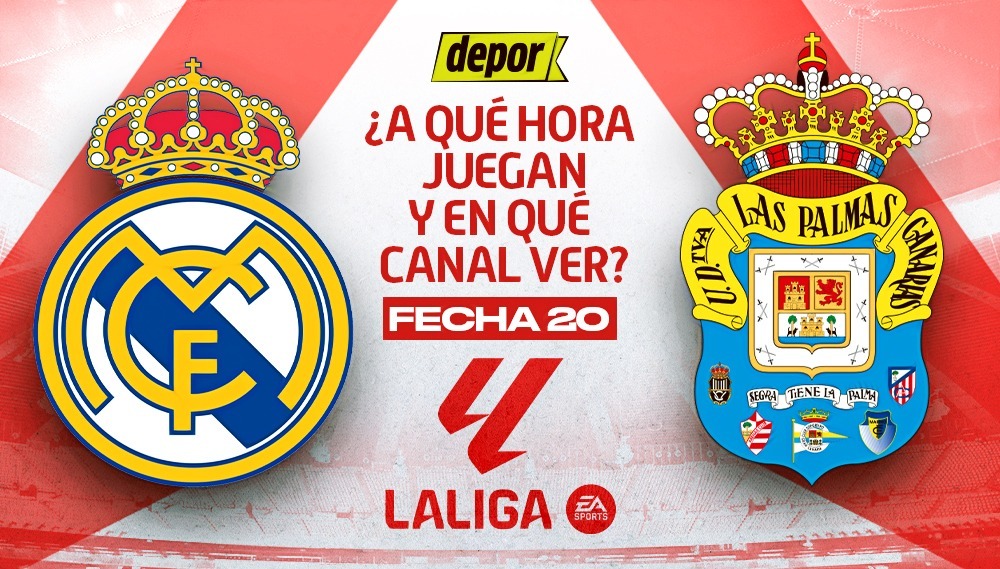 Real Madrid recibe a Las Palmas por LaLiga. (Diseño: Depor)