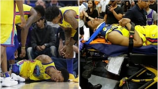 ¡Terrible! La espeluznante caída en un partido de NBA que dejó a todos preocupados [VIDEO]