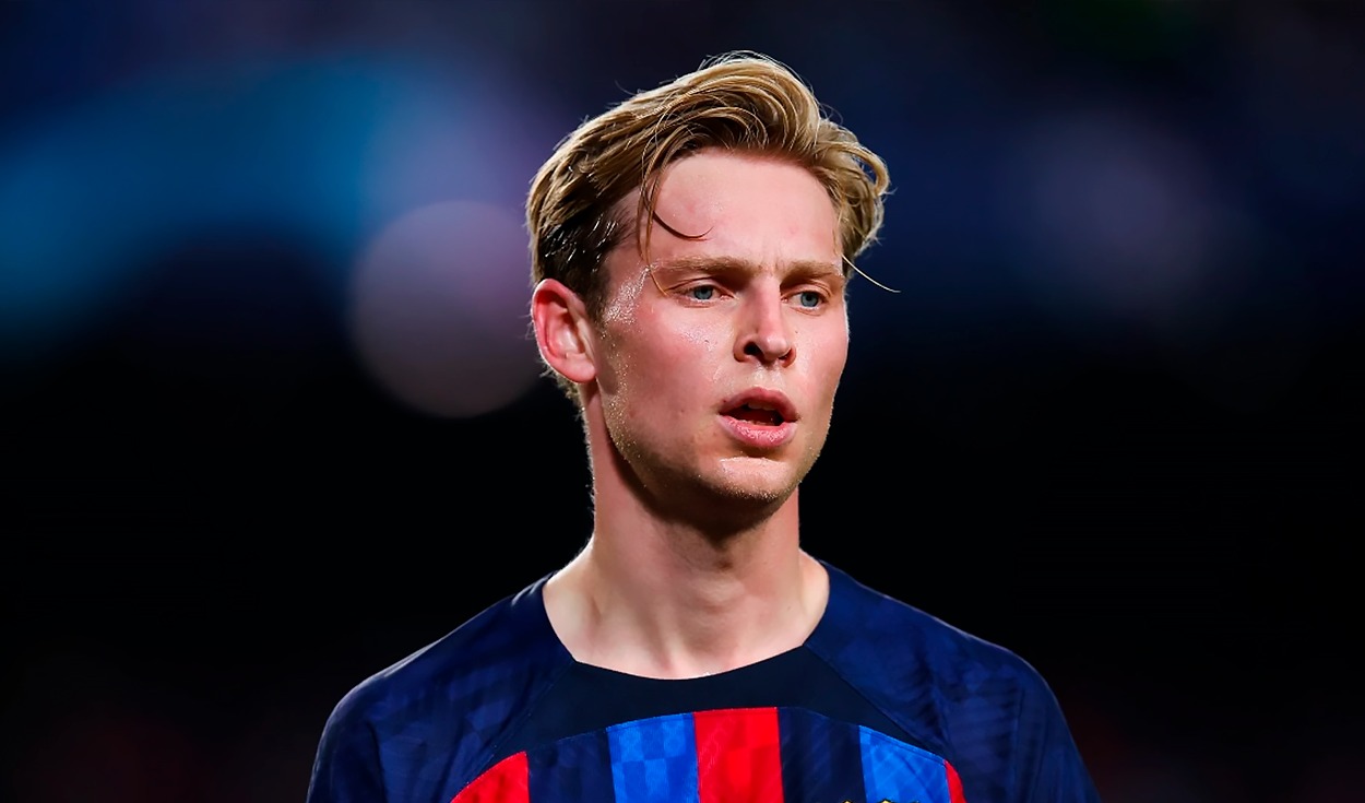 Frenkie de Jong, centrocampista del Barcelona, mostró su enfado con la prensa (Foto: Getty Images).