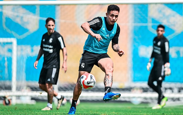 El elenco de Enderson Moreira se alista en La Florida para el duelo que tendrán frente a Melgar, por la octava fecha del Apertura. (Foto: Prensa SC)