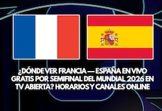 ¿Dónde ver Francia — España EN VIVO GRATIS por semifinal del Mundial 2026 en TV abierta? Horarios y canales online