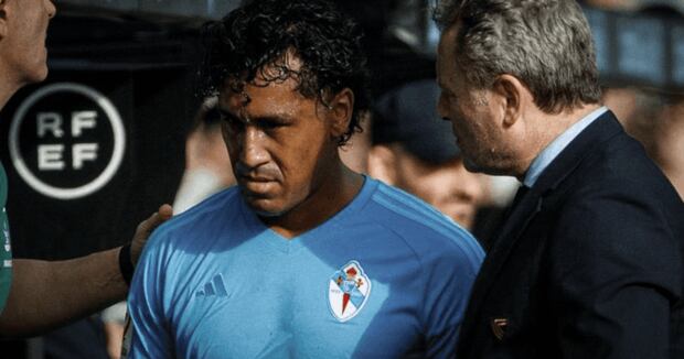 Renato Tapia sufrió lesionados jugando con el Celta de Vigo. (Foto: Agencias).