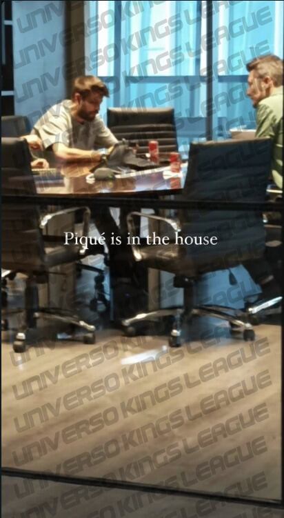 Reunion de Gerard Pique con su socio, Oriel Querol, en México. (Foto: Twitter)