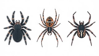 Elige una de las tres arañas en la imagen para saber si serás una persona exitosa