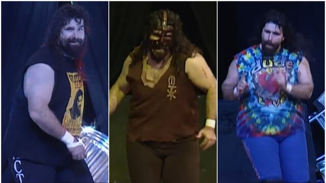¡Se pasó de loco! El día que Mick Foley entró tres veces a un Royal Rumble con distintos personajes [VIDEO]