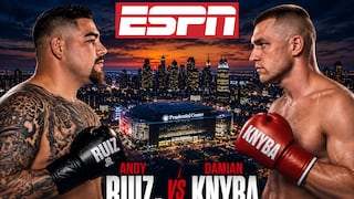 ESPN transmitió la pelea de Andy Ruiz Jr. vs. Damian Knyba por boxeo en Nueva Jersey