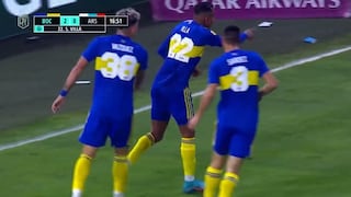Dos goles en dos minutos: Sández y Villa marcan el 2-0 de Boca vs Arsenal [VIDEO]
