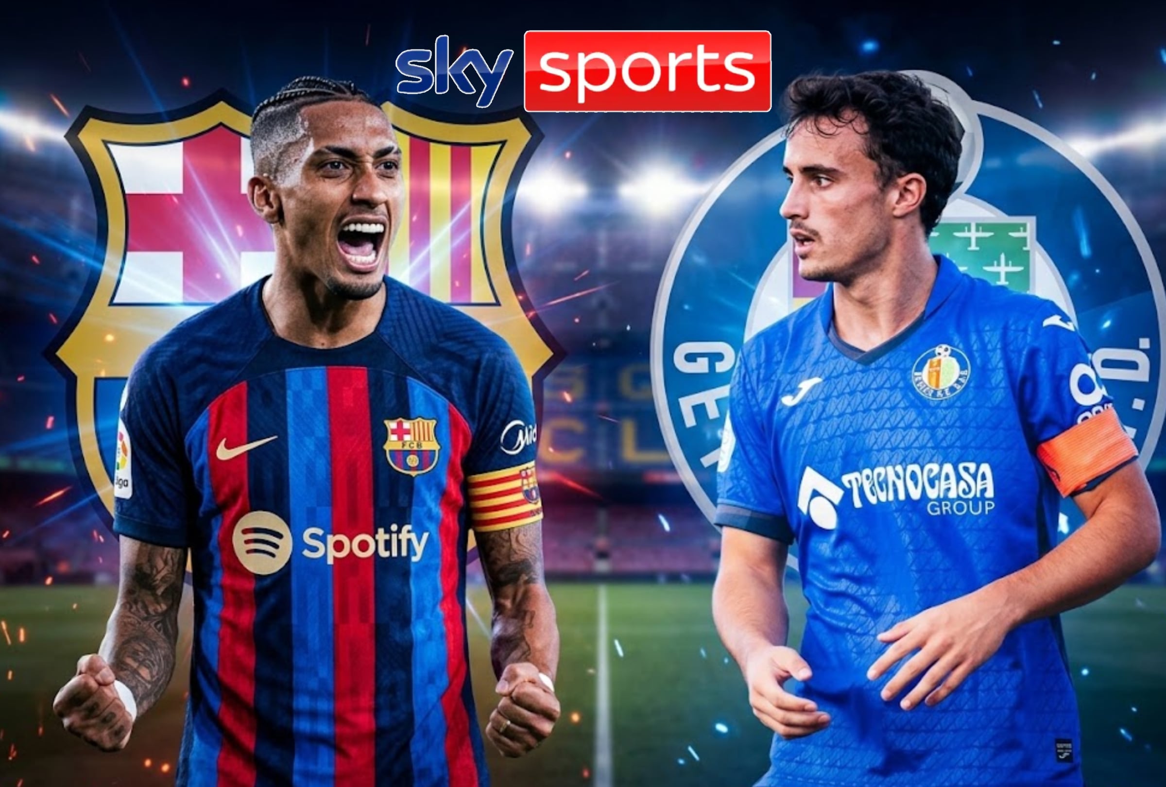 SKY Sports EN VIVO — Ver Barcelona vs. Getafe GRATIS por LaLiga