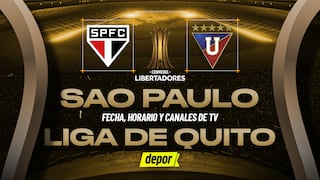 Horarios confirmados LDU de Quito vs. Sao Paulo: canal de TV por la Copa Libertadores