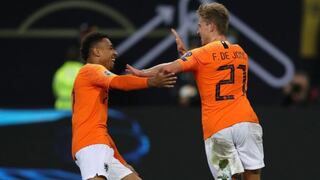 Clase pura: De Jong anotó gol para 1-1 en el Alemania vs. Holanda por Eliminatorias Euro 2020 [VIDEO]