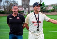 Fabián Bustos volvió a Campo Mar y dirigió su primer entrenamiento con Universitario