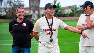 Fabián Bustos volvió a Campo Mar y dirigió su primer entrenamiento con Universitario