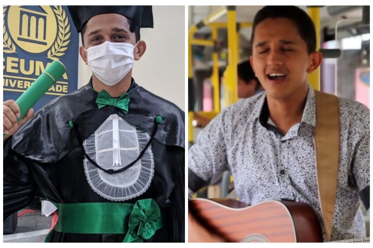 Joven padre que cantaba en los buses para pagar sus estudios de Medicina se gradúa. (Foto: Facebook | Joel Mistokles)