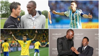 Usain Bolt: el velocista fanático del fútbol que admira a estos jugadores