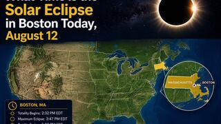 What Time Is the Solar Eclipse in Boston Today, August 12? Start Time and Visibility