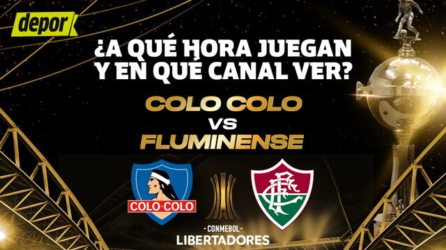 En qué canal de TV ver Colo Colo vs Fluminense por la Copa