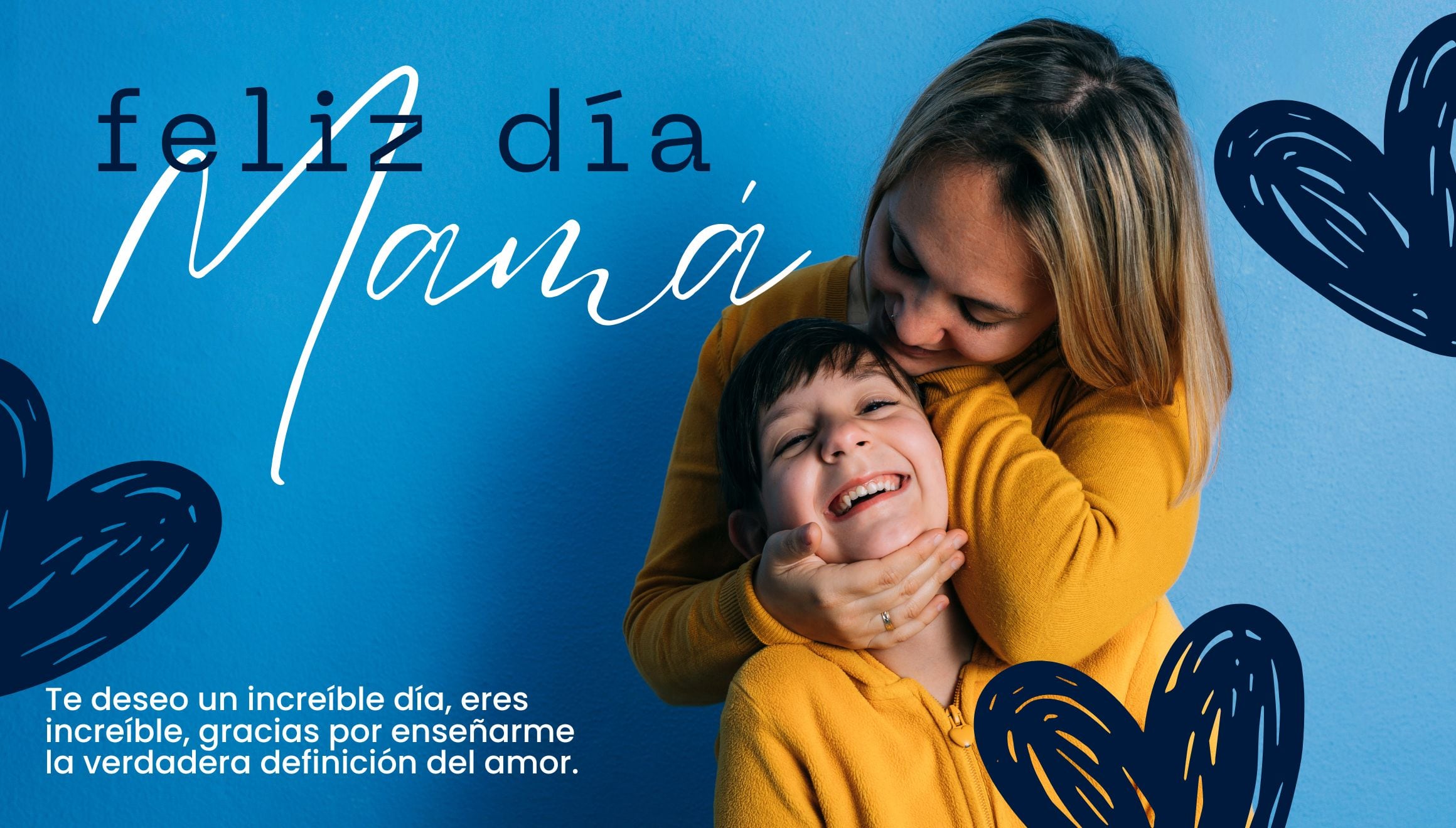Te deseo un increíble día, eres increíble, gracias por enseñarme la verdadera definición del amor. ¡Feliz día, mamá! | Crédito: pinterest.com / canva.com