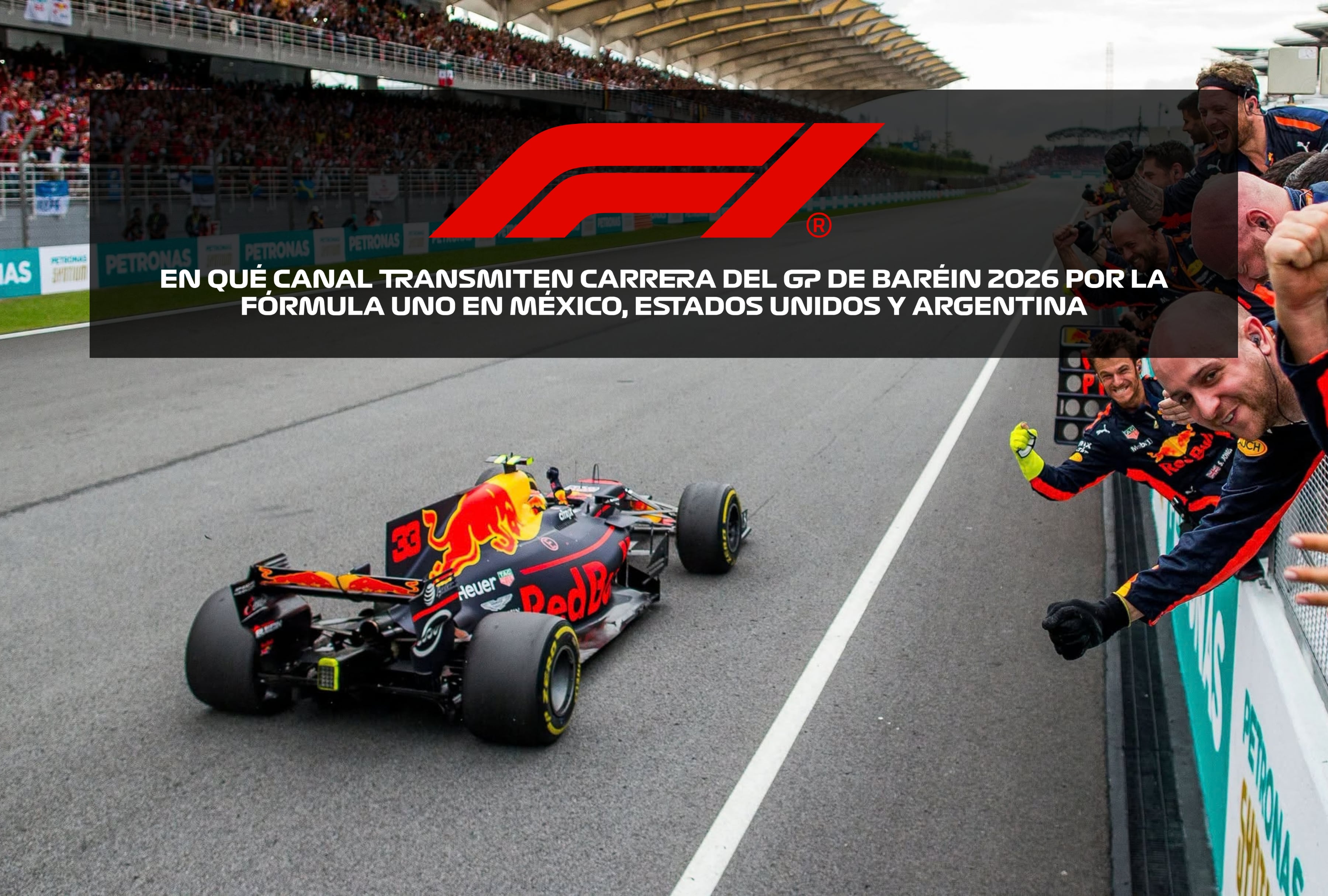 ¿En qué canal transmiten carrera del GP de Baréin 2026 EN VIVO hoy por la Fórmula Uno en México, Estados Unidos y Argentina?