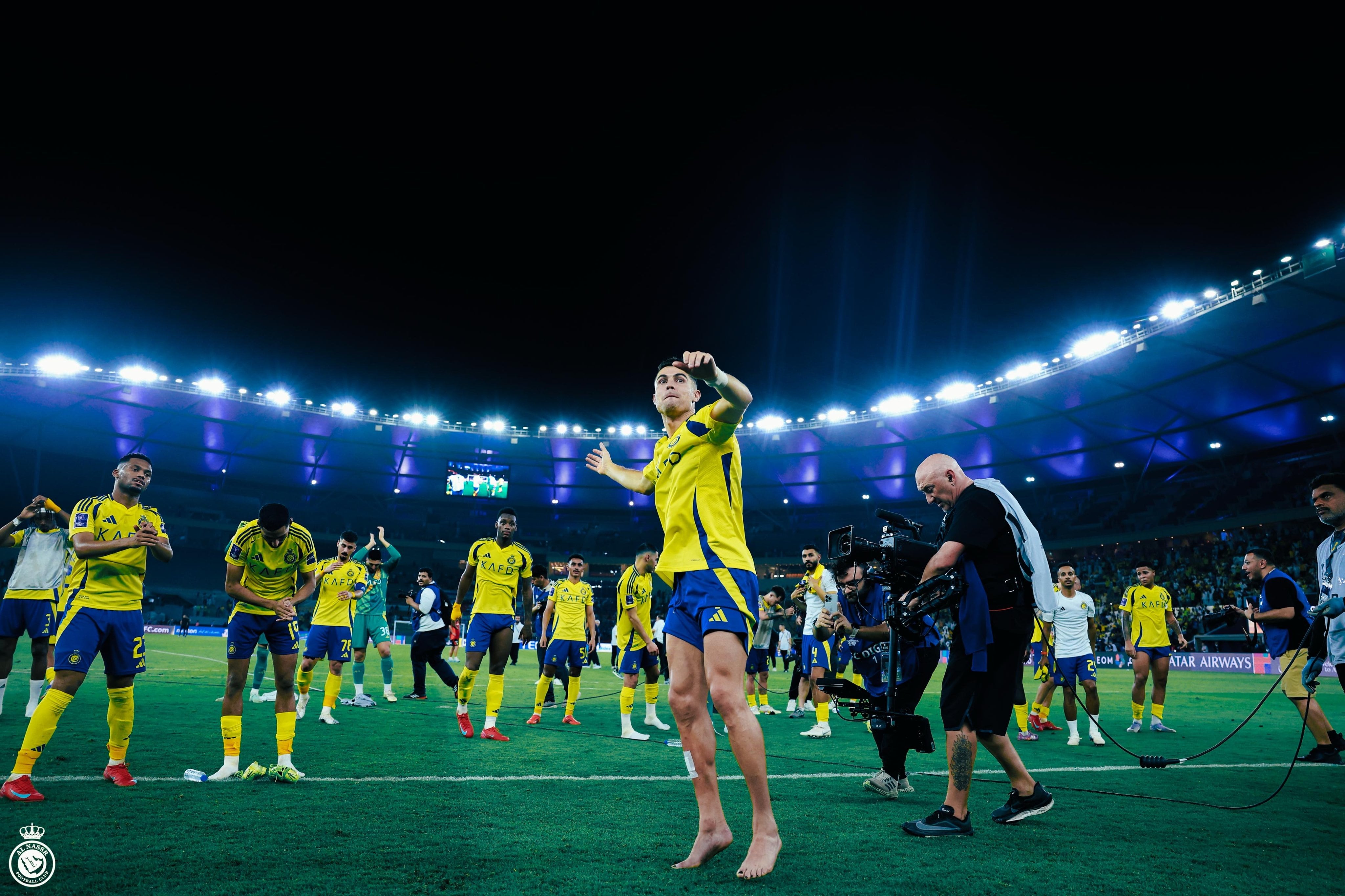 Cristiano Ronaldo registra 936 goles en su carrera profesional. (@AlNassrFC_EN)