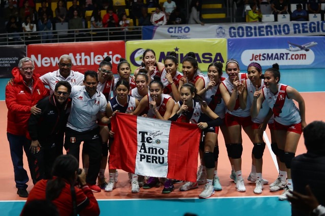Perú clasificó al Mundial Sub 17 de Vóley ganó 3-1 a Ecuador en el Sudamericano 2023