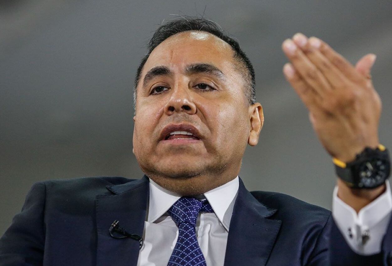 Carlos Caro, abogado de la FPF. (GEC)