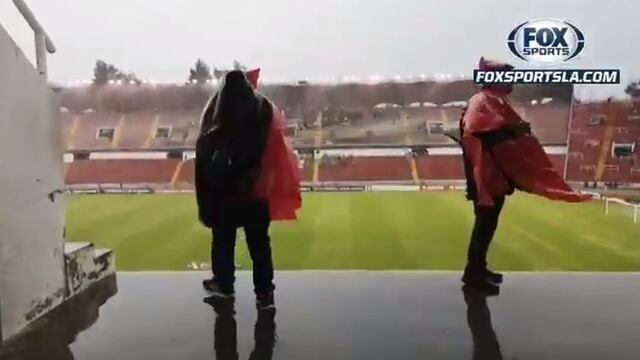 ¿Se juega? Melgar vs. U. de Chile podría verse afectado por lluvias y fuertes vientos [VIDEO]
