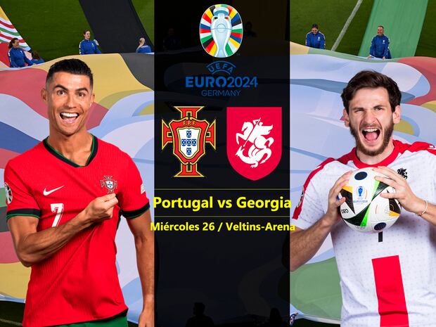 Con Cristiano Ronaldo, Portugal busca un nuevo triunfo ante Georgia, por la tercera jornada del grupo F. Sigue aquí EN VIVO y EN DIRECTO el partido.| Foto: UEFA/Composición Mix