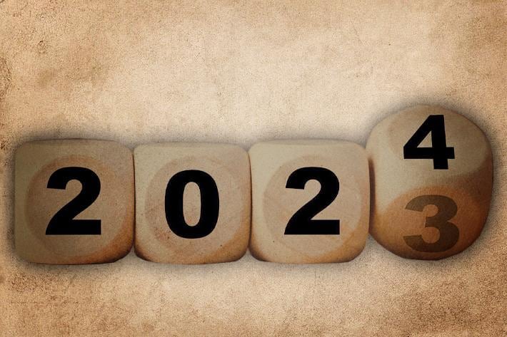 Imágenes con frases para la celebración del Año Nuevo 2024. (Foto: Internet)