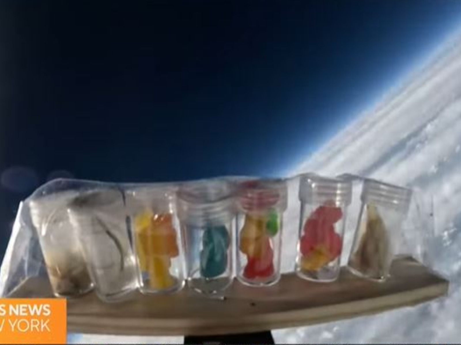 VIDEO VIRAL | La cámara GoPro captó al globo ascendiendo hacia el espacio. (Foto: CBS New York/YouTube)