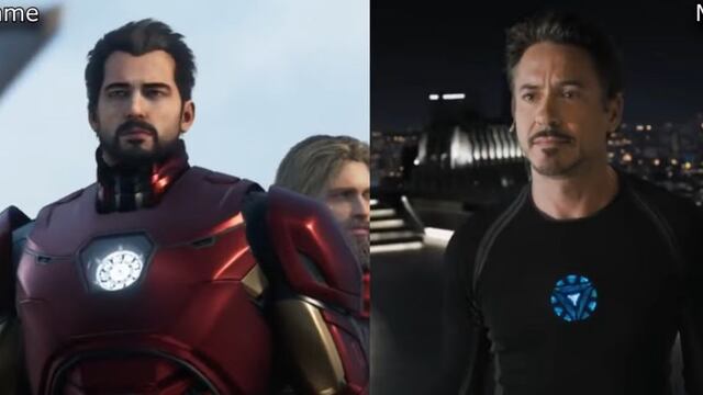 "Avengers: Endgame" vs. "Marvel's Avengers": mira la comparación del videojuego con los personajes reales