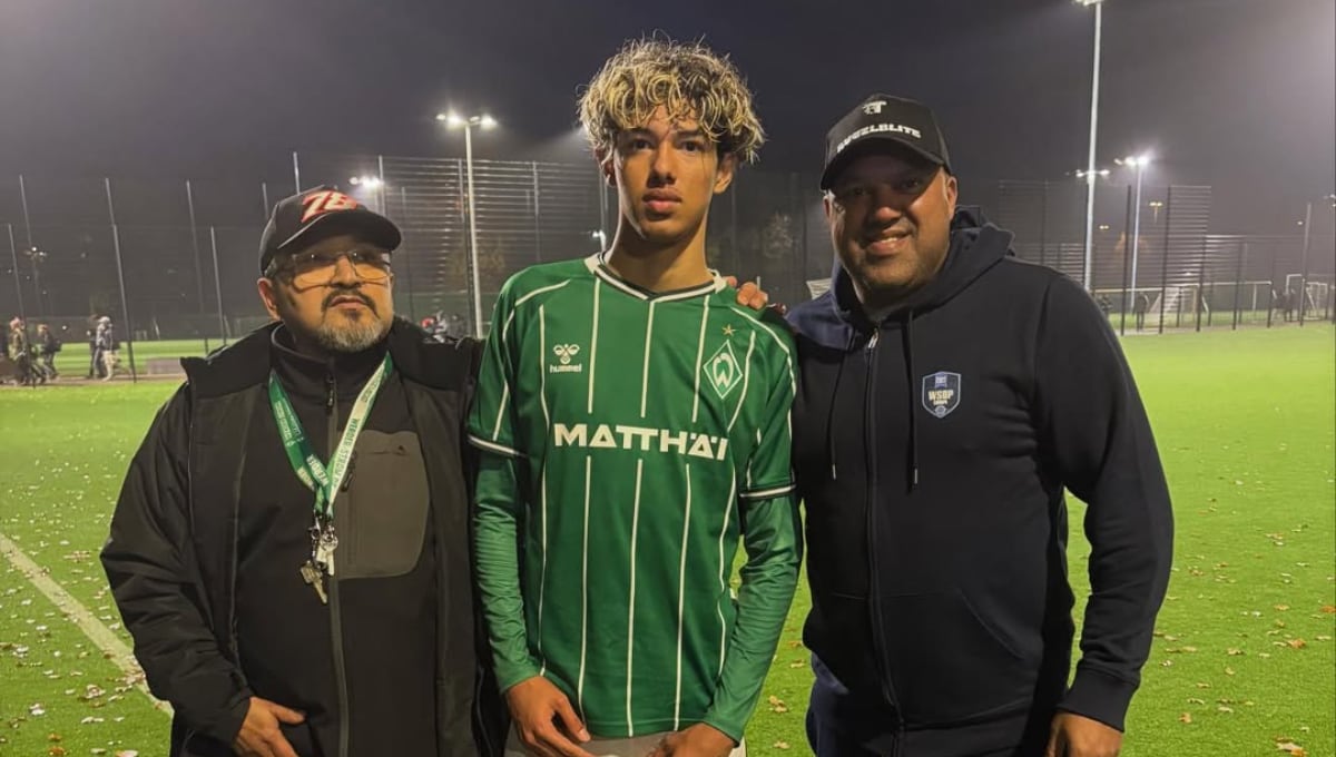 Aílton Goncalves junto a su hijo Aílton Jr. en el Werder Bremen. (Foto: @ailtonag)