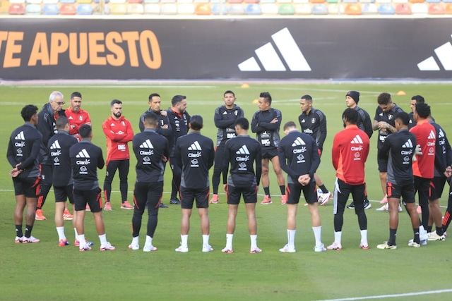 Selección Peruana entrenó en el estadio Monumental. (Foto: César Bueno / GEC)