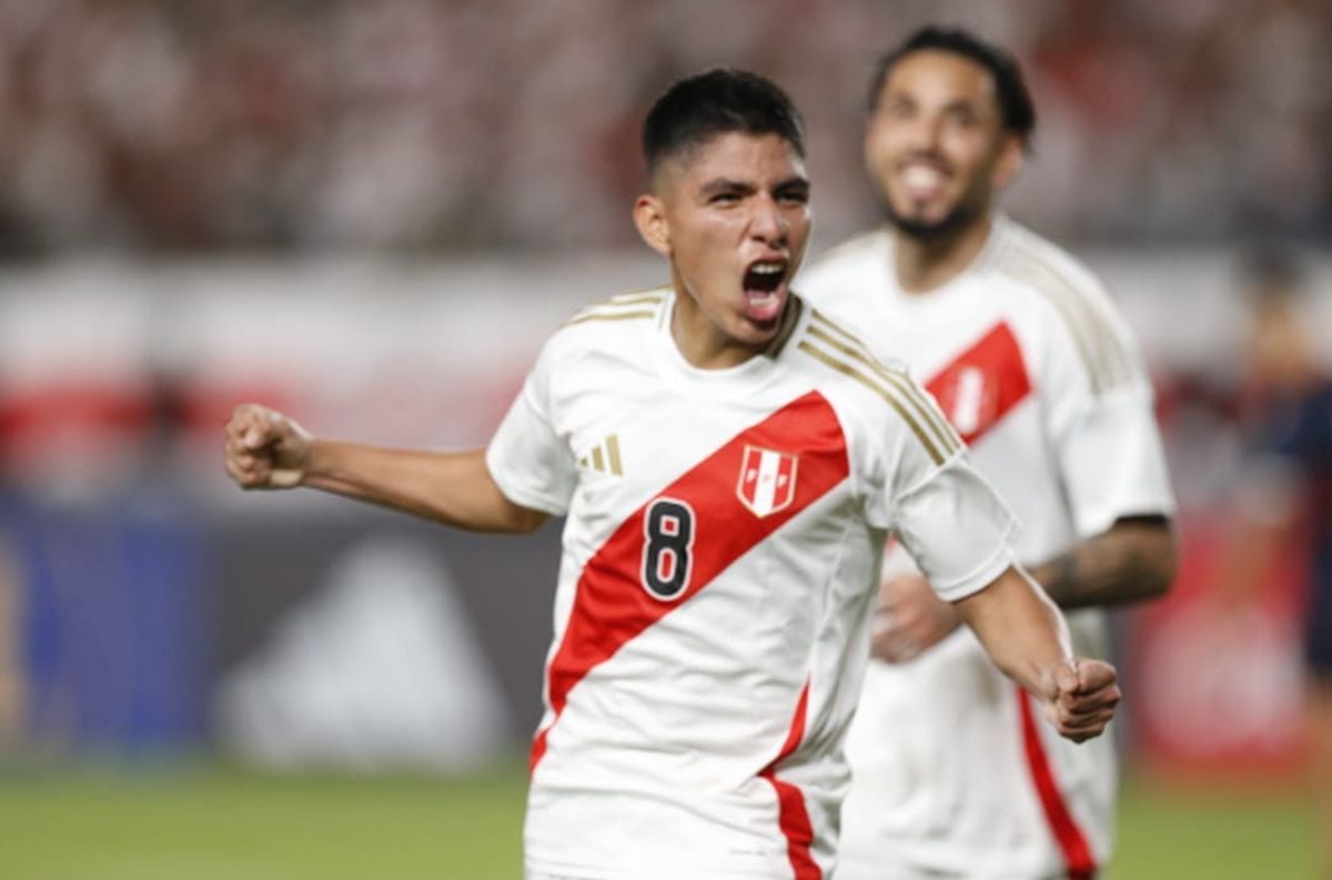 Piero Quispe anotó el 3-0 de Perú ante República Dominicana en el Monumental | Foto: Violeta Ayasta/@photo.gec