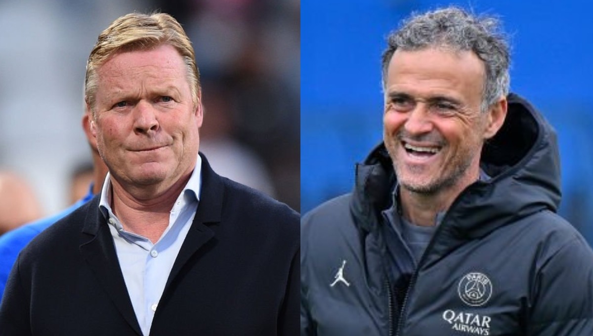 Ronald Koeman le dejó una tajante respuesta a Luis Enrique. (Foto: Composición Depor / Getty Images)