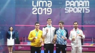 ¡Es Oro puro! Diego Elías le ganó la final de Squash al colombiano Miguel Rodríguez en los Juegos Lima 2019