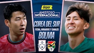 Bolivia vs. Corea del Sur: canales de TV y dónde ver